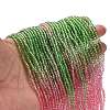 Transparent Painted Glass Beads Strands LS-DGLA-A034-T2mm-A18-2