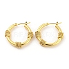 Rack Plating Brass Hoop Earrings EJEW-K263-17G-1