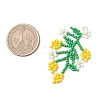 Seed Glass Beaded Big Pendants PALLOY-MZ00877-01-2