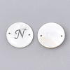 Freshwater Shell Links connectors SHEL-S274-22N-P-2