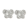 Christmas Brass Micro Pave Clear Cubic Zirconia Pendants KK-A280-03F-P-1