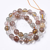 Natural Rutilated Quartz Beads Strands G-R465-24C-2