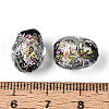 Handmade Foil Lampwork Beads Strands FOIL-T008-07B-4