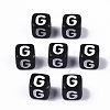 Opaque Acrylic Beads SACR-N002-01G-2