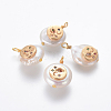 Natural Cultured Freshwater Pearl Pendants PEAR-L027-08A-1