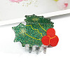 Christmas Glitter Acrylic Claw Hair Clips PW-WG53E0C-02-1