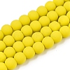 Opaque Glass Beads Strands GLAA-T032-P8mm-MD10-1
