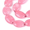 Dyed Natural White Jade Beads Strands G-N370-01A-11-4