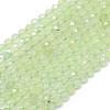 Natural Prehnite Beads Strands G-E411-25-2mm-1