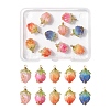 10Pcs 5 Colors Handmade Flower Pendants KY-LS0001-06-1