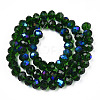 Electroplate Glass Beads Strands EGLA-A034-T1mm-L27-3