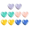 10Pcs 5 Colors Opaque Acrylic European Beads MACR-YW0002-05-1