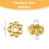 DICOSMETIC 600Pcs Alloy Daisy Spacer Beads FIND-DC0005-31G-2