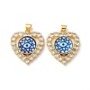 Real 18K Gold Plated Brass Pendants KK-L209-005G-02-1