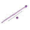 DIY Alloy Beadable Crochet Hooks LS-AJEW-A064-02B-2