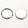 Tarnish Resistant Stainless Steel Plain Edge Bezel Cups STAS-M226-03B-2