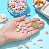 400Pcs 5 Styles Craft Style Acrylic Beads MACR-YW0003-14-4
