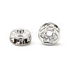 Brass Rhinestone Spacer Beads RB-A014-Z5mm-01S-3