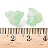 Transparent Glass Beads Caps GLAA-B028-01G-3