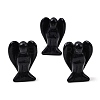 Synthetic Blue Goldstone Angel Figurine DJEW-N006-01A-38-1