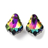 AB Color Plated Electroplate Glass Pendants EGLA-O003-06C-07-2
