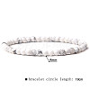 4mm Round Natural & Synthetic Mixed Gemstone Beads Bracelet for Men KG3069-M-2