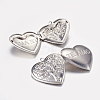 316 Stainless Steel Locket Pendants X-STAS-G168-06P-2