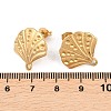 Ion Plating(IP) 304 Stainless Steel Stud Earring Findings STAS-Z175-02G-02-3