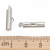 Iron Slide On End Clasp Tubes IFIN-R212-1.6cm-P-3