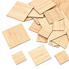 Olycraft Square Wooden Boards for Painting AJEW-OC0001-93-1