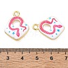 Printed Brass Pendants KK-CBA42CA-04G-03-3