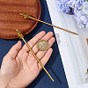 2Pcs Brass Hair Sticks OHAR-PH00001-3