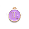 Alloy Enamel Pendants X-ENAM-S124-01A-01L-2