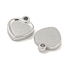 Non-Tarnish 304 Stainless Steel Pendant Cabochon Settings STAS-P365-11P-2