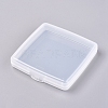 Transparent Polypropylene (PP) Bead Storage Containers Boxes CON-WH0070-04-1