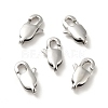 Tarnish Resistant 304 Stainless Steel Lobster Claw Clasps STAS-F094-05A-P-3
