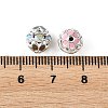 Brass & Alloy & Rhinestone Enamel Beads RB-CBA973B-11A-P-3