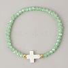 Bohemian Glass Beads Stretch Bracelets KO2121-13-1