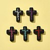 5Pcs 5 Colors Silicone Beads SIL-FS0001-06B-1