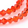 Faceted Bicone Imitation Austrian Crystal Glass Bead Strands G-PH0007-06-4mm-2