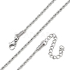 10Pcs 2MM 304 Stainless Steel Rope Chain Necklaces NJEW-G203-08P-4