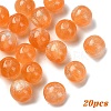 20Pcs Round Imitation Cat Eye Resin Beads RESI-YW0004-43H-1