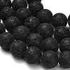 Natural Lava Rock Round Beads Strands G-M169-18mm-03-4