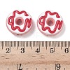 Handmade Porcelain Enamel Beads PORC-K003-09-4