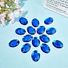 Acrylic Rhinestone Flat Back Cabochons GACR-FG0001-02-6