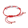 Braided Bead Bracelets BJEW-JB04827-02-2