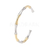 304 Stainless Steel Cuff Bangles BJEW-B150-01GP-4