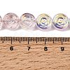 Electroplate Baking Paint Transparent Glass Beads Strands GL-CBA2ED2-05I-4