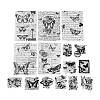 30Pcs 15 Styles Butterfly Theme Scrapbook Paper Kits X-DIY-D075-09-2