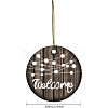 Handmade Porcelain Pendants PORC-WH0005-014-2